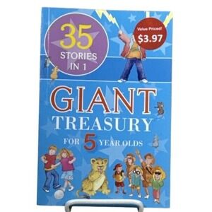 Kids Storybook Treasury 35 Stories Giant Treasury for 5 Year Olds Hardcover